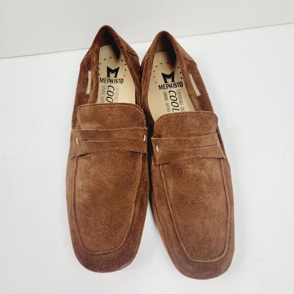 Mephisto Mens Alexis Brown Suede Loafers Size 10.5 Medium (D, M) - Picture 5 of 13